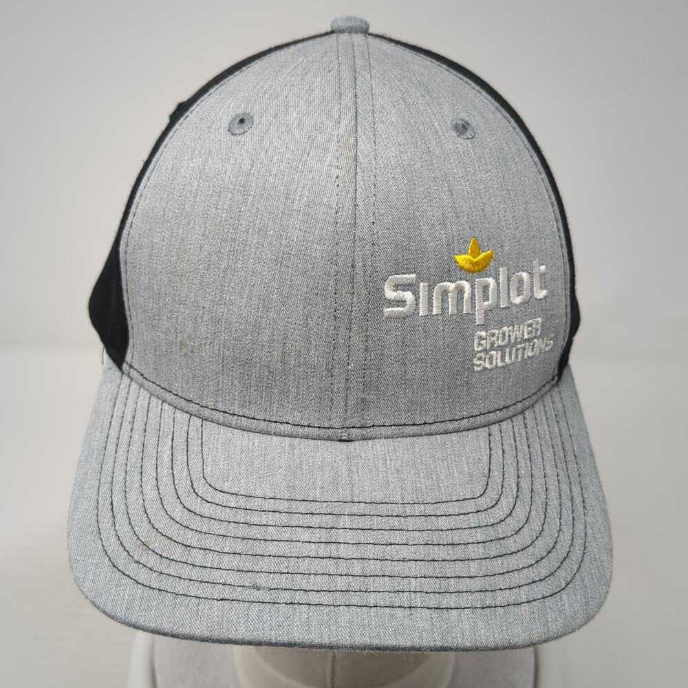 Simplot Grower Solutions Snapback Hat Gray One Si… - image 2